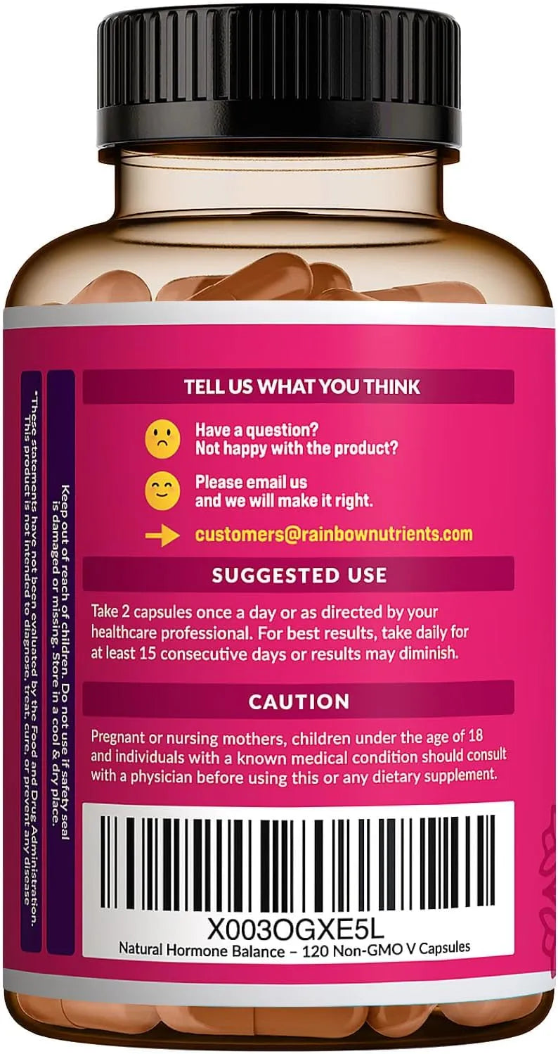 RAINBOW NUTRIENTS - Rainbow Nutrients Hormone Balance + Probiotics for Women 120 Capsulas 2 Pack - The Red Vitamin MX - Suplementos Alimenticios - {{ shop.shopifyCountryName }}
