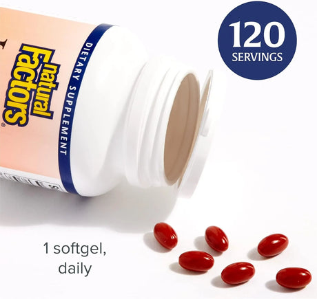 NATURAL FACTORS - Natural Factors Lutein 20Mg. 120 Capsulas Blandas - The Red Vitamin MX - Suplementos Alimenticios - {{ shop.shopifyCountryName }}