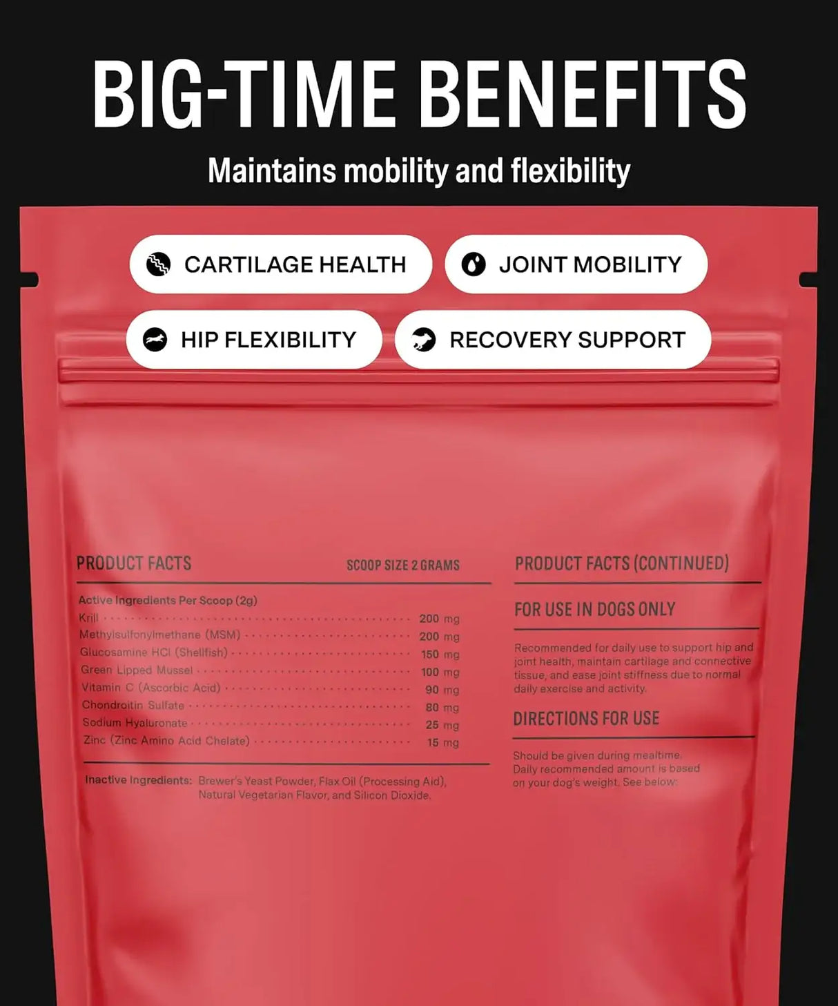 FI - Fi Hip & Joint Supplement for Dogs Powder Joint Support 90 Servicios 180Gr. - The Red Vitamin MX - Cuidado De Cadera Y Articulaciones Para Perros - {{ shop.shopifyCountryName }}