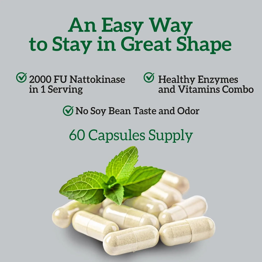 NUTRAPEP - NutraPep Nattokinase 2000 FU 60 Capsulas - The Red Vitamin MX - Suplementos Alimenticios - {{ shop.shopifyCountryName }}
