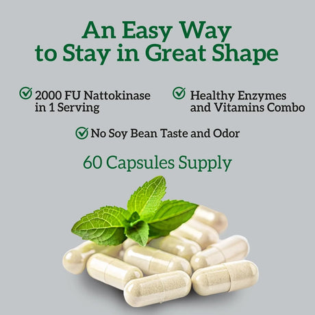 NUTRAPEP - NutraPep Nattokinase 2000 FU 60 Capsulas - The Red Vitamin MX - Suplementos Alimenticios - {{ shop.shopifyCountryName }}