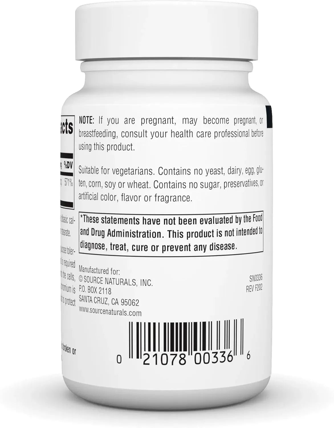 SOURCE NATURALS - Source Naturals Chromium Amino Acid Chelate 250 Tabletas - The Red Vitamin MX - Suplementos Alimenticios - {{ shop.shopifyCountryName }}
