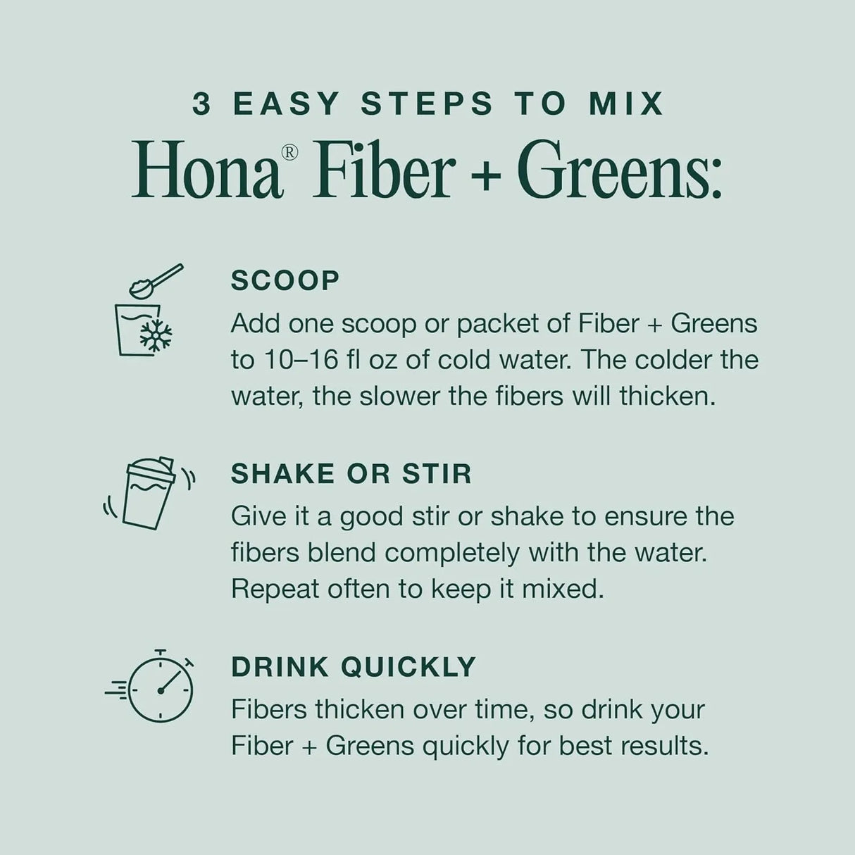 HONA - Hona Fiber & Greens Gut & Superfood Blend 15 Servicios 160Gr. - The Red Vitamin MX - Suplementos Alimenticios - {{ shop.shopifyCountryName }}