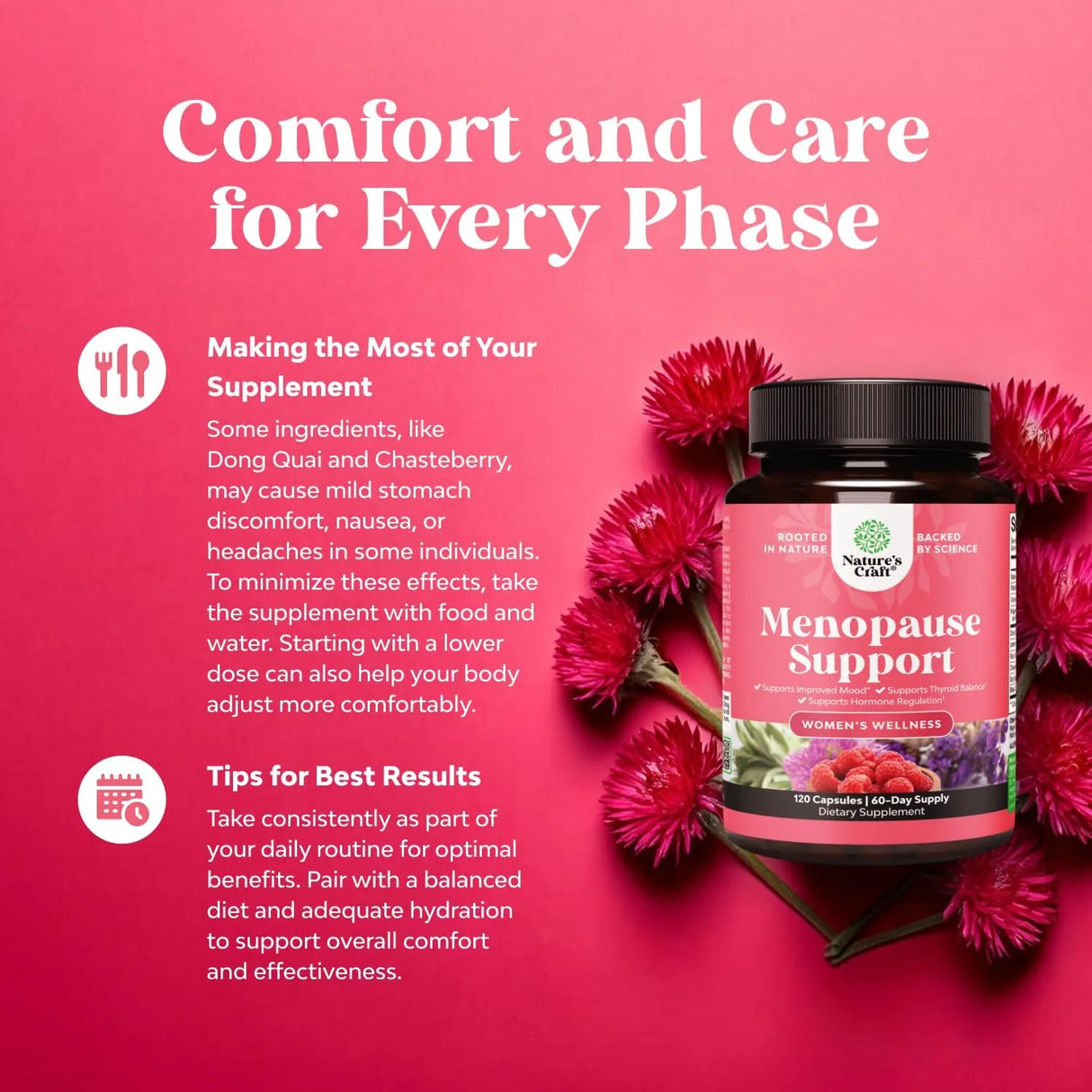 NATURES CRAFT - Natures Craft Menopause Support 120 Capsulas - The Red Vitamin MX - Suplementos Alimenticios - {{ shop.shopifyCountryName }}