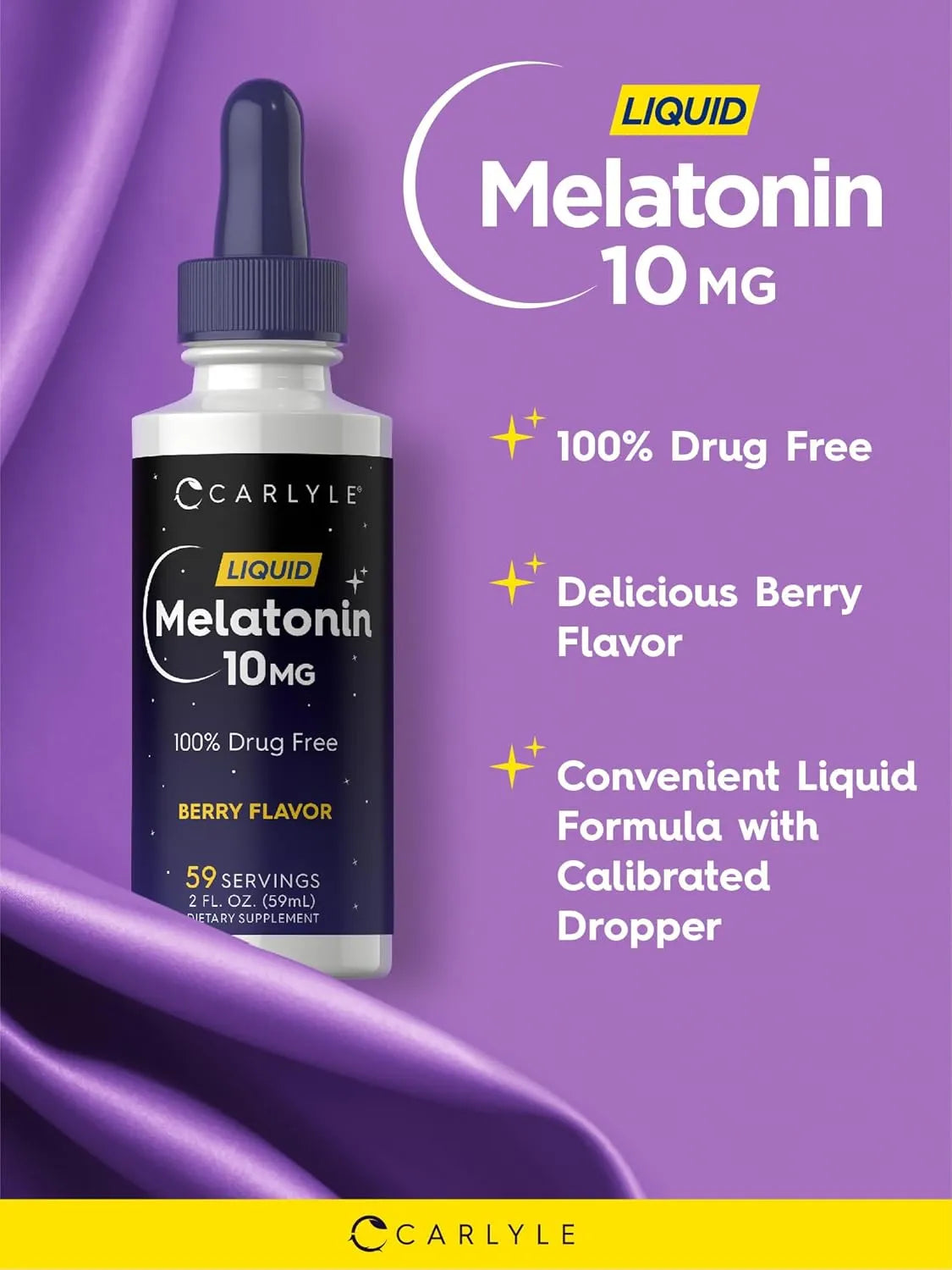 CARLYLE - Carlyle Melatonin Drops 10Mg. 2 Fl.Oz. - The Red Vitamin MX - Suplementos Alimenticios - {{ shop.shopifyCountryName }}