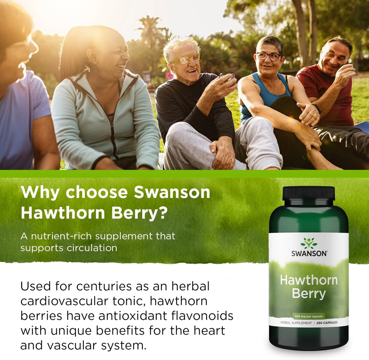 SWANSON - Swanson Hawthorn Berry 565Mg. 250 Capsulas - The Red Vitamin MX - Suplementos Alimenticios - {{ shop.shopifyCountryName }}