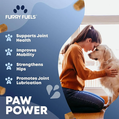 FURRY FUELS - FURRY FUELS Hip and Joint Supplement for Dogs 120 Masticables - The Red Vitamin MX - Cuidado De Cadera Y Articulaciones Para Perros - {{ shop.shopifyCountryName }}