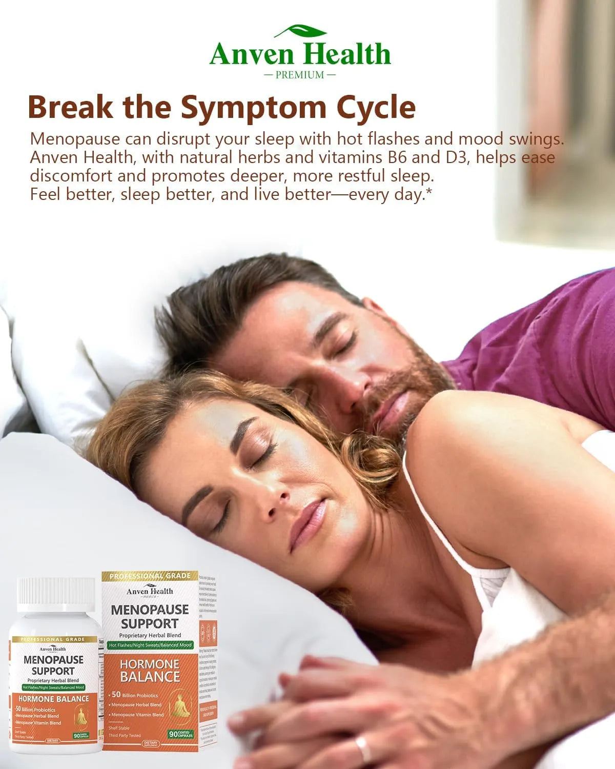 ANVEN HEALTH - Anven Health Menopause Support 90 Capsulas - The Red Vitamin MX - Suplementos Alimenticios - {{ shop.shopifyCountryName }}