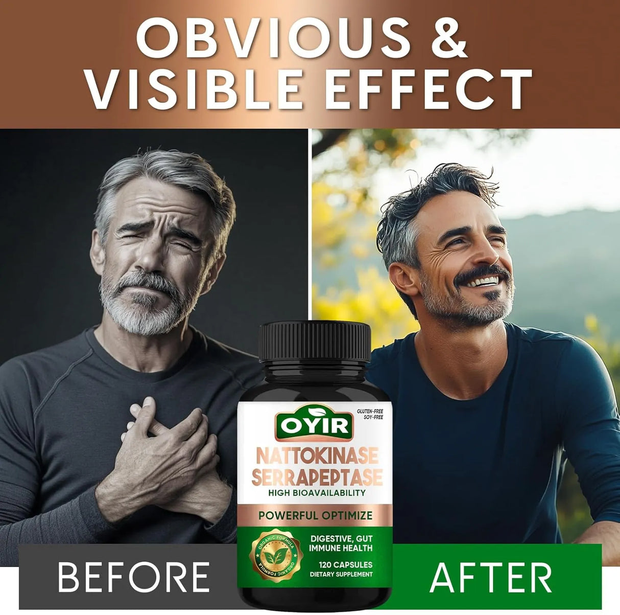 OYIR - OYIR Nattokinase 12,000 FU 120 Capsulas - The Red Vitamin MX - Suplementos Alimenticios - {{ shop.shopifyCountryName }}