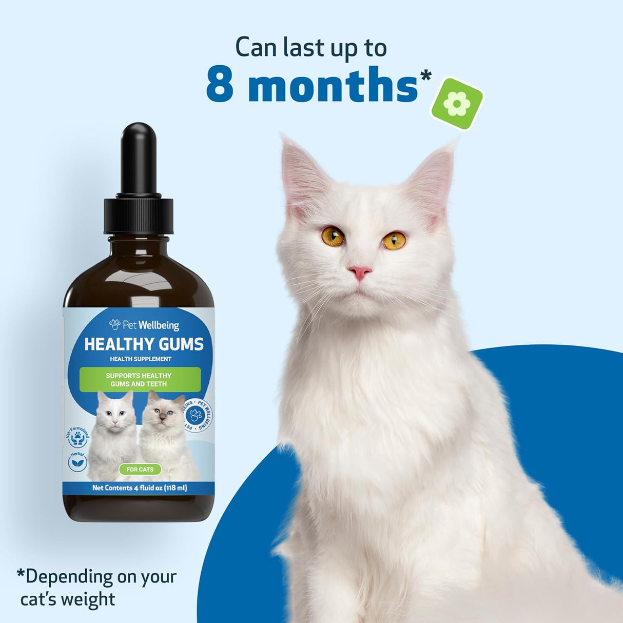 Pet Wellbeing Healthy Gums for Cats 4 Fl.Oz.