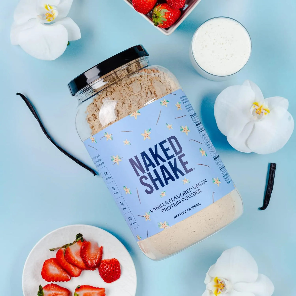 NAKED NUTRITION - Naked Shake Vanilla Protein Powder 30 Servicios 960Gr. - The Red Vitamin MX - Suplementos Alimenticios - {{ shop.shopifyCountryName }}