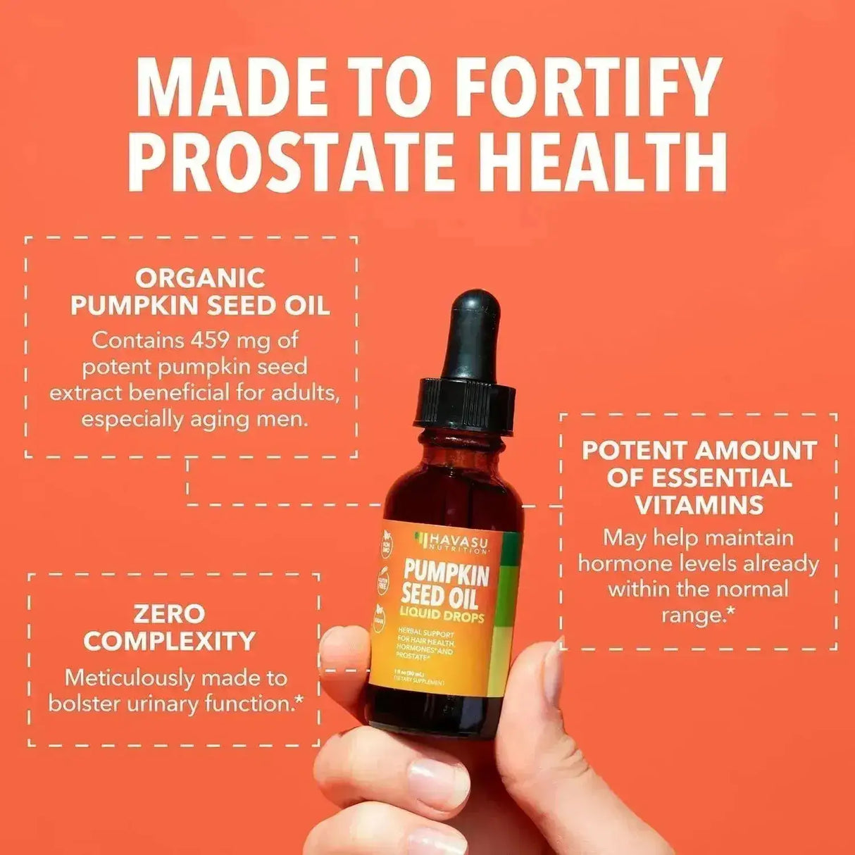 HAVASU NUTRITION - HAVASU NUTRITION Organic Pumpkin Seed Oil 30Ml. - The Red Vitamin MX - Suplementos Alimenticios - {{ shop.shopifyCountryName }}