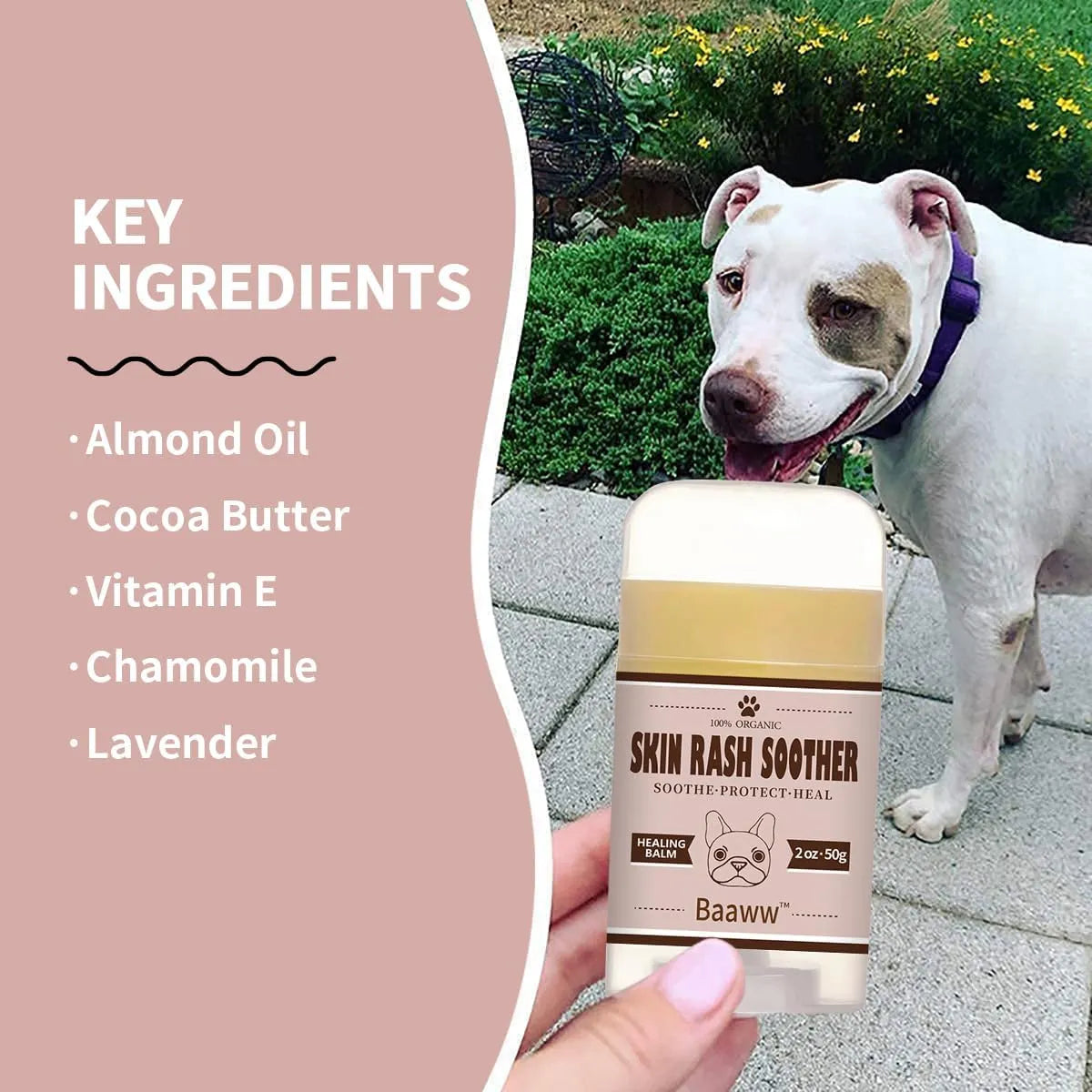 BAAWW - Baaww Dog Skin Rash Soother Stick 2 Oz. - The Red Vitamin MX - Remedios Para La Picazón De Perros - {{ shop.shopifyCountryName }}