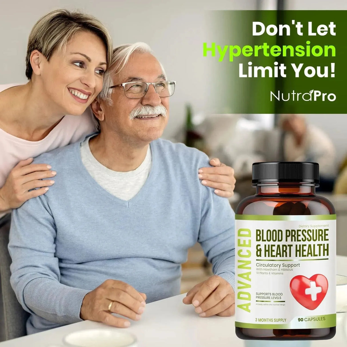 NUTRAPRO - NutraPro Heart Health Blood Pressure Support 90 Capsulas - The Red Vitamin MX - Suplementos Alimenticios - {{ shop.shopifyCountryName }}