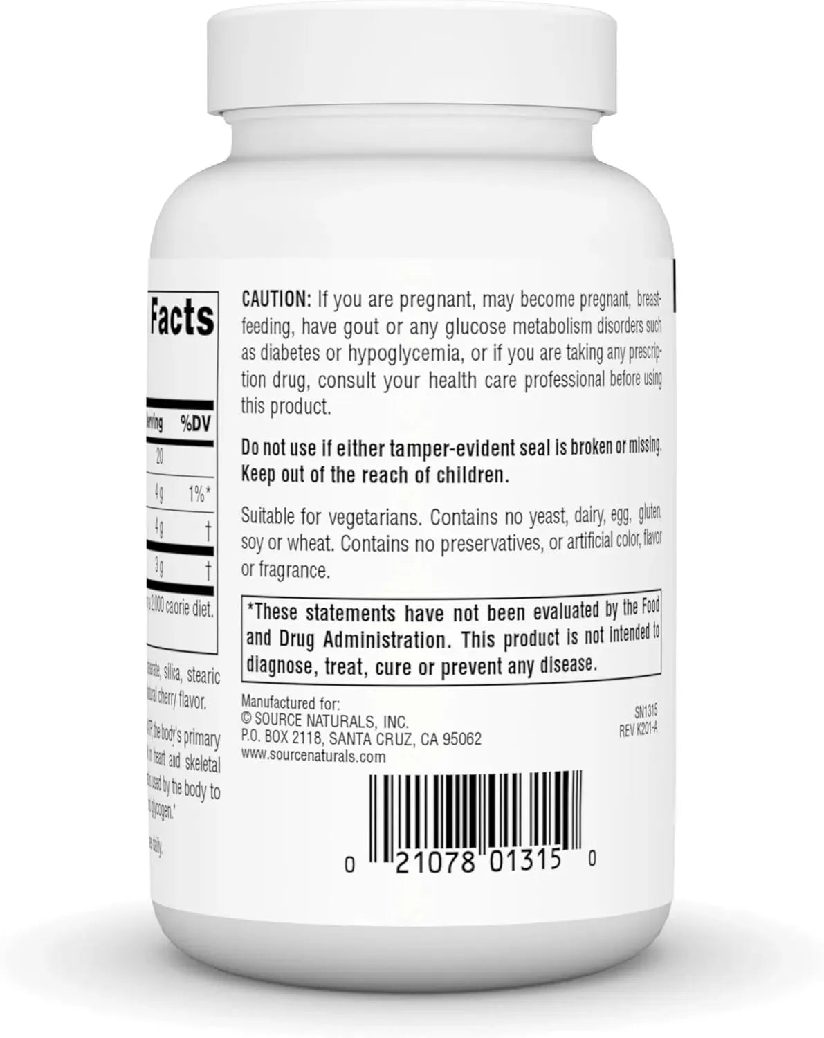 SOURCE NATURALS - Source Naturals Ribose 60 Tabletas Masticables - The Red Vitamin MX - Suplementos Alimenticios - {{ shop.shopifyCountryName }}