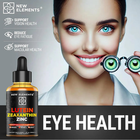 NEW ELEMENTS - New Elements Liquid Lutein Drops 20Mg. with Zeaxanthin 60Ml. - The Red Vitamin MX - Suplementos Alimenticios - {{ shop.shopifyCountryName }}