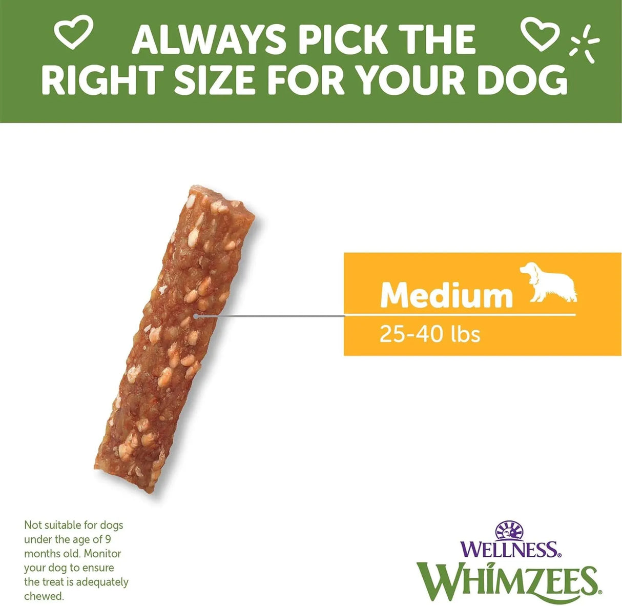 WELLNESS WHIMZEES - Wellness WHIMZEES Veggie Sausage Dog Dental Treats Medium Size Stick 14 Piezas - The Red Vitamin MX - Cuidado Dental Para Perros - {{ shop.shopifyCountryName }}