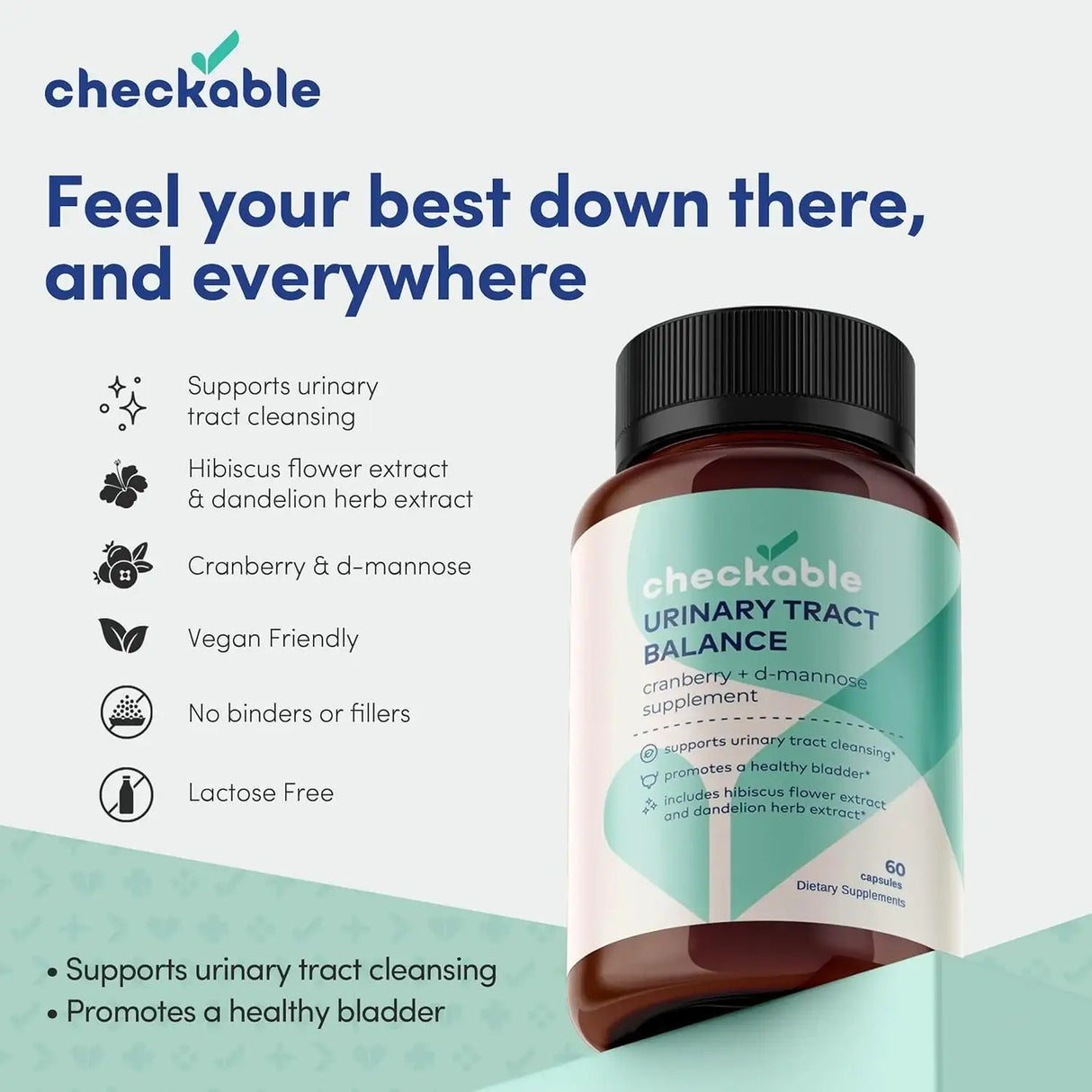 CHECKABLE - Checkable Urinary Tract Balance 60 Capsulas - The Red Vitamin MX - Suplementos Alimenticios - {{ shop.shopifyCountryName }}