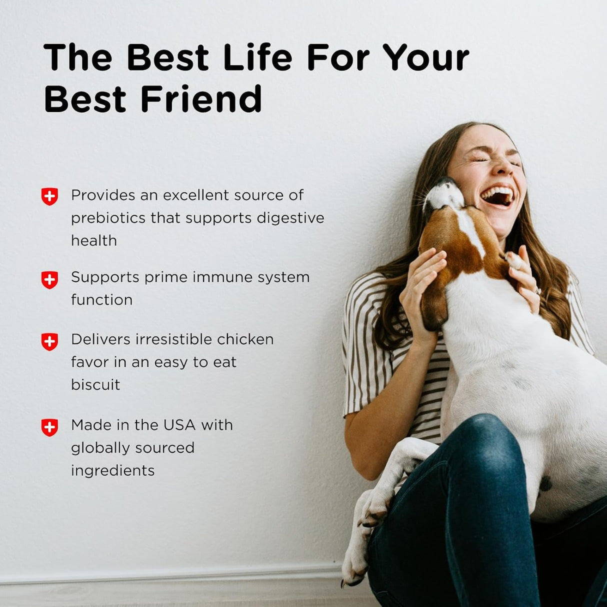 Nutri-Vet Immune & Digestive Health Biscuits for Dogs 454Gr.