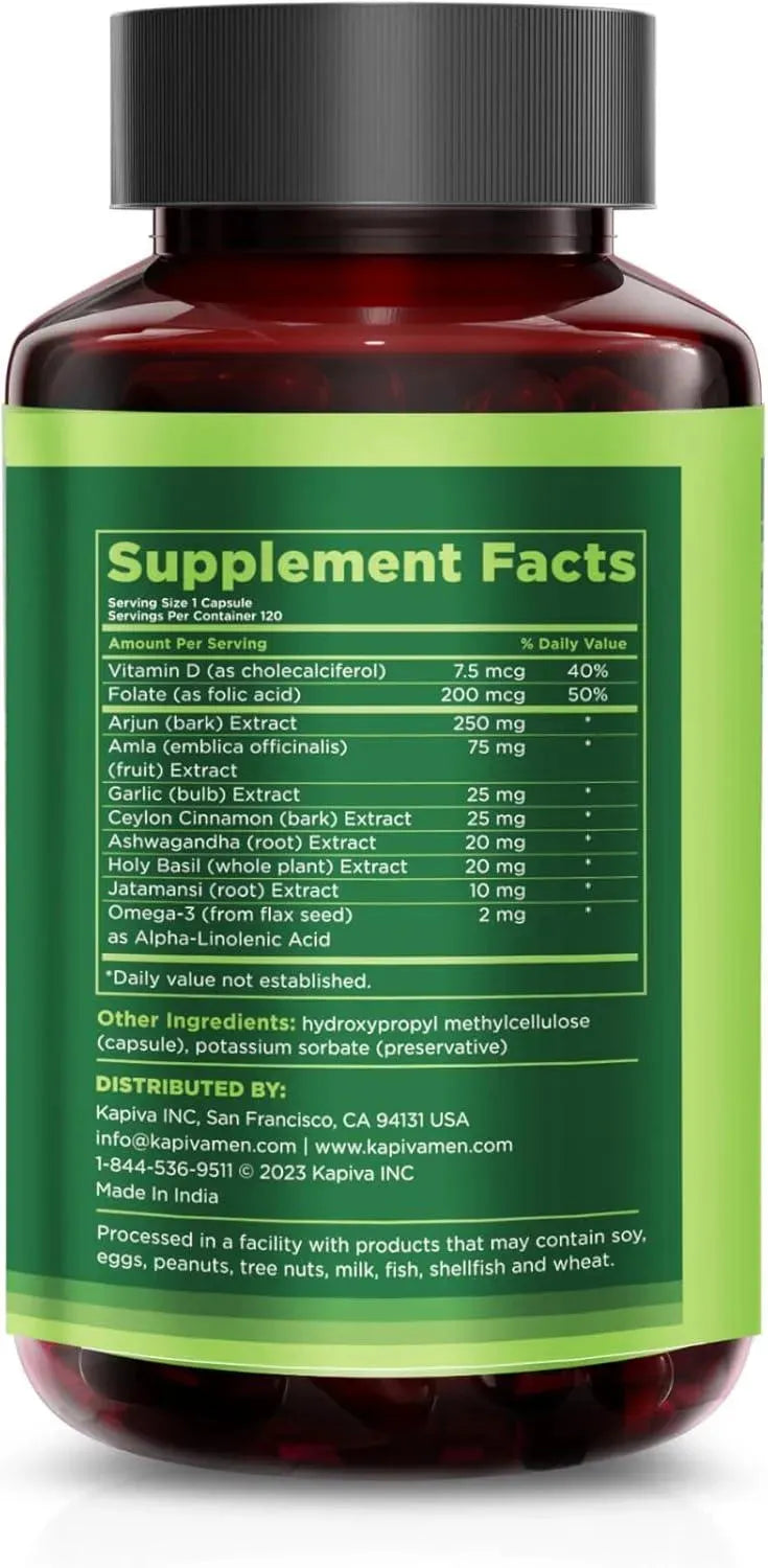 KAPIVA MEN - KAPIVA MEN Blood Pressure Support 120 Capsulas - The Red Vitamin MX - Suplementos Alimenticios - {{ shop.shopifyCountryName }}