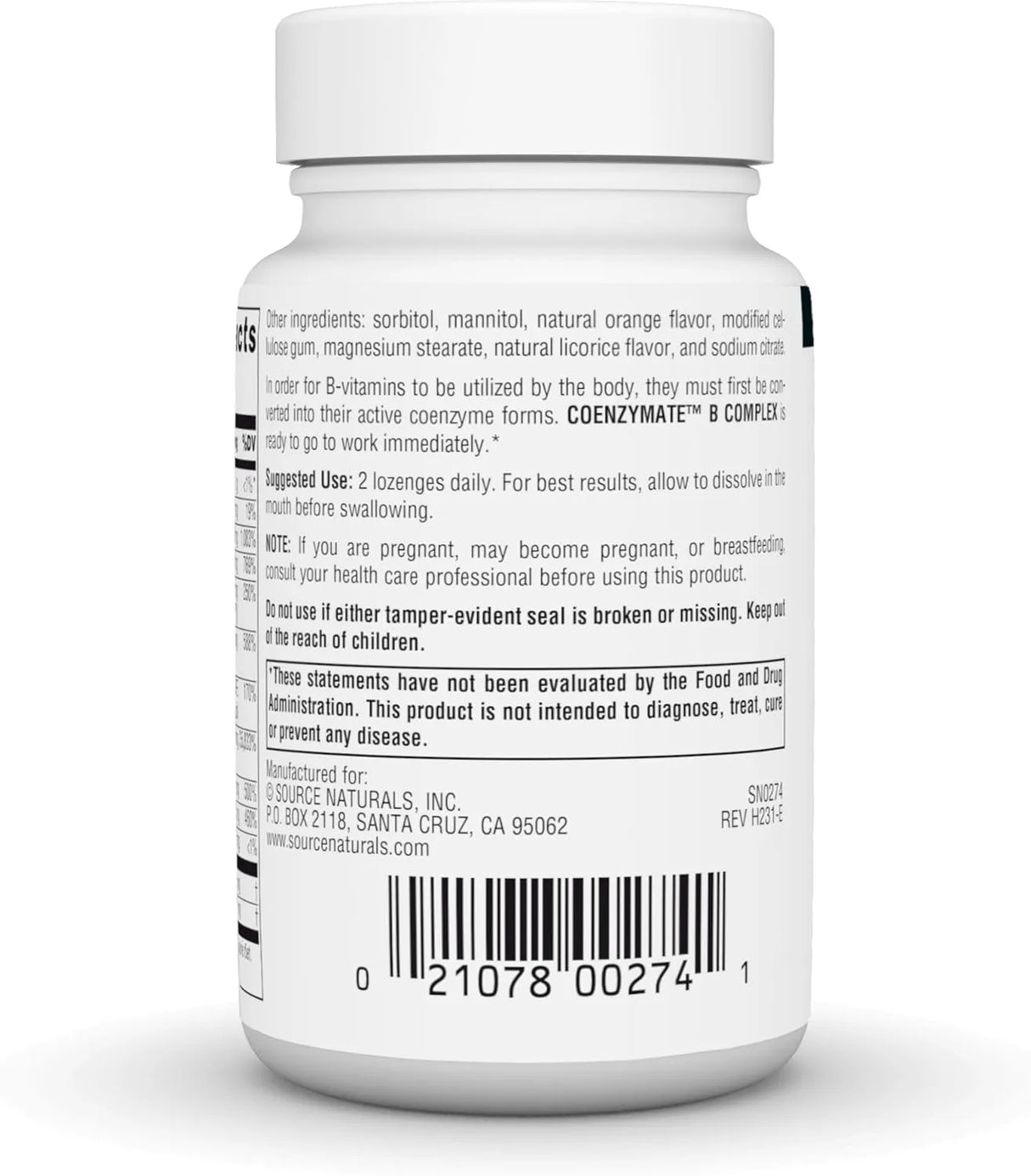 SOURCE NATURALS - Source Naturals Coenzymate B Complex 30 Tabletas - The Red Vitamin MX - Suplementos Alimenticios - {{ shop.shopifyCountryName }}