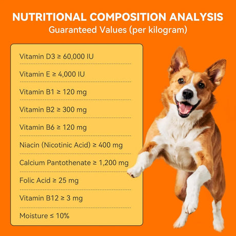 PUAINTA - PUAINTA Multivitamin Dog Supplement 12-in-1 Vitamins 200 Tabletas - The Red Vitamin MX - Multivitamínicos Para Perros - {{ shop.shopifyCountryName }}