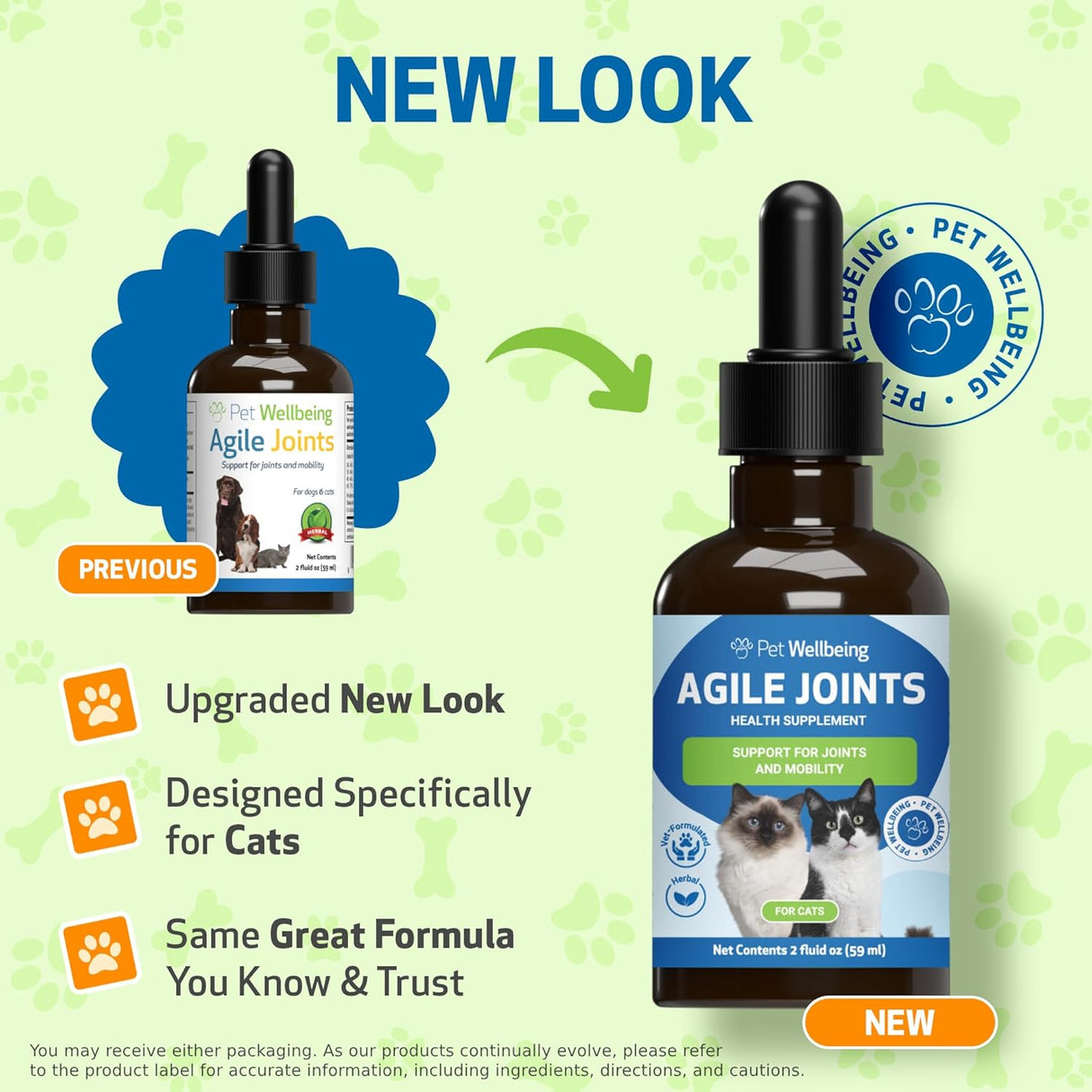 Pet Wellbeing Agile Joints for Cats 2 Fl.Oz.