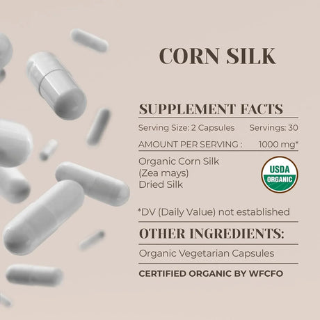 GARDEN ORGANICS - Garden Organics Corn Silk USDA Organic 60 Capsulas - The Red Vitamin MX - Suplementos Alimenticios - {{ shop.shopifyCountryName }}