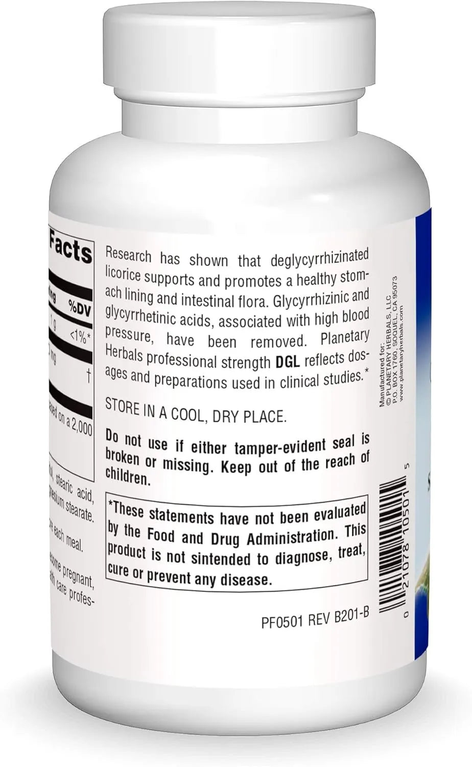 PLANETARY HERBALS - Planetary Herbals DGL Deglycyrrhizinated Licorice 200 Tabletas Masticables - The Red Vitamin MX - Suplementos Alimenticios - {{ shop.shopifyCountryName }}