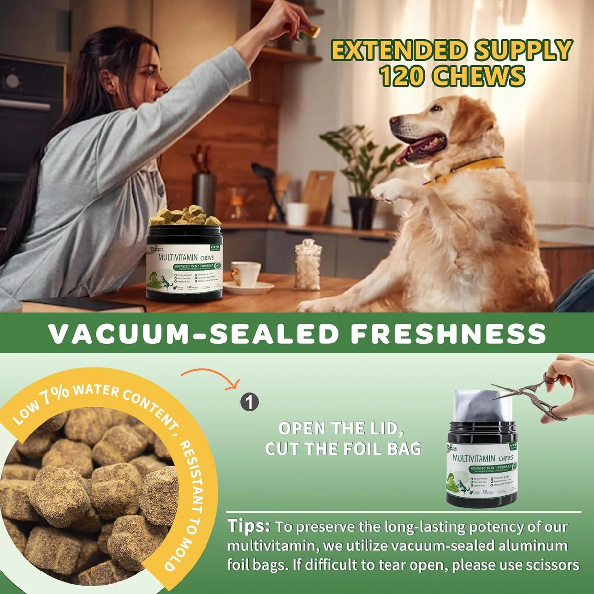 NATURE TARGET - NATURE TARGET Multivitamin for Dogs 120 Masticables - The Red Vitamin MX - Multivitamínicos Para Perros - {{ shop.shopifyCountryName }}