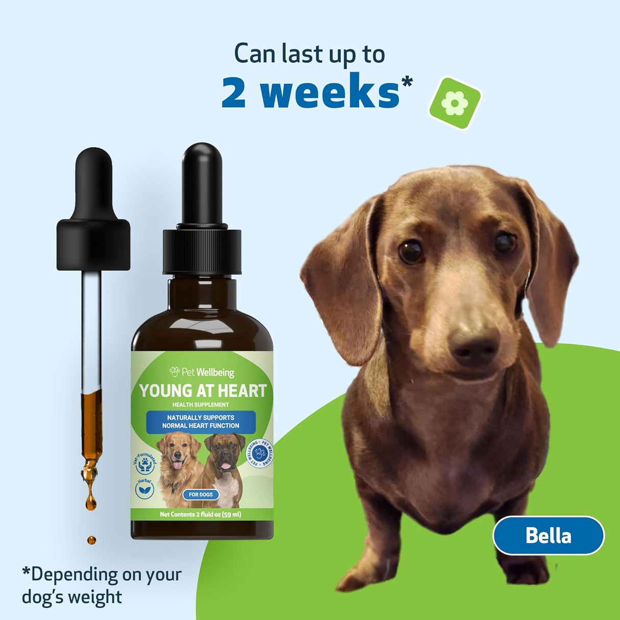 Pet Wellbeing Young at Heart for Dogs 2 Fl.Oz.