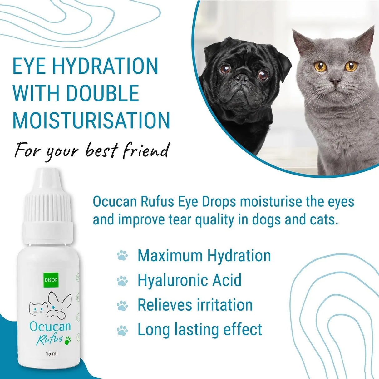 OCUCAN - Ocucan Rufus Moisturizing Eye Drops for Dogs and Cats 15Ml. - The Red Vitamin MX - Cuidado De Los Ojos De Los Perros - {{ shop.shopifyCountryName }}
