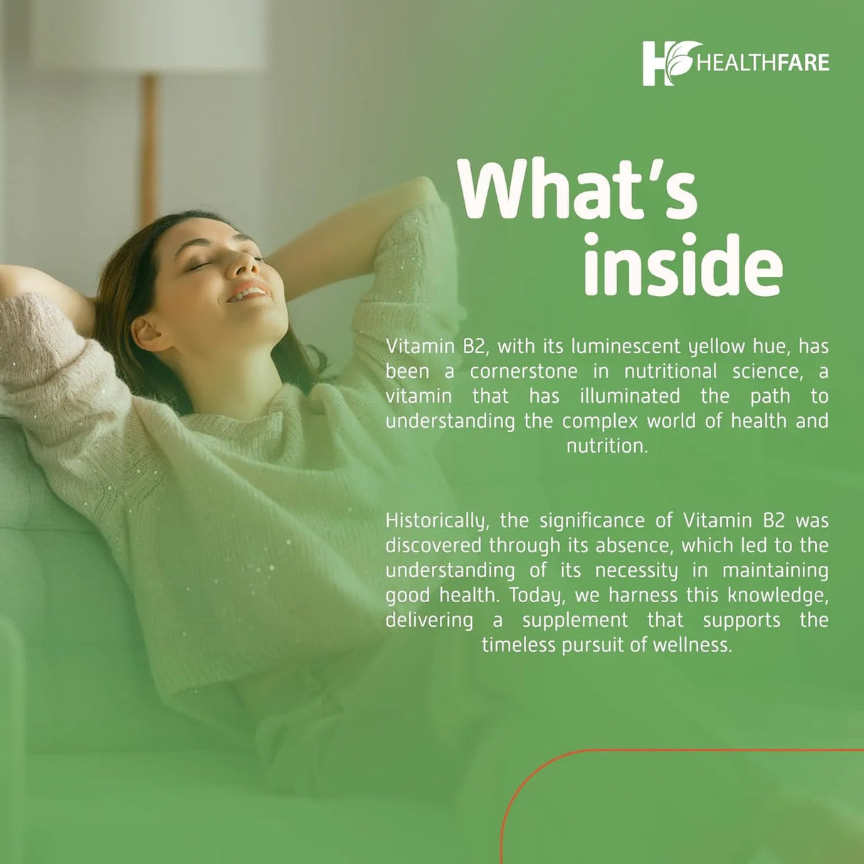 HEALTHFARE - Healthfare Vitamin B2 Riboflavin 400Mg. 180 Capsulas - The Red Vitamin MX - Suplementos Alimenticios - {{ shop.shopifyCountryName }}