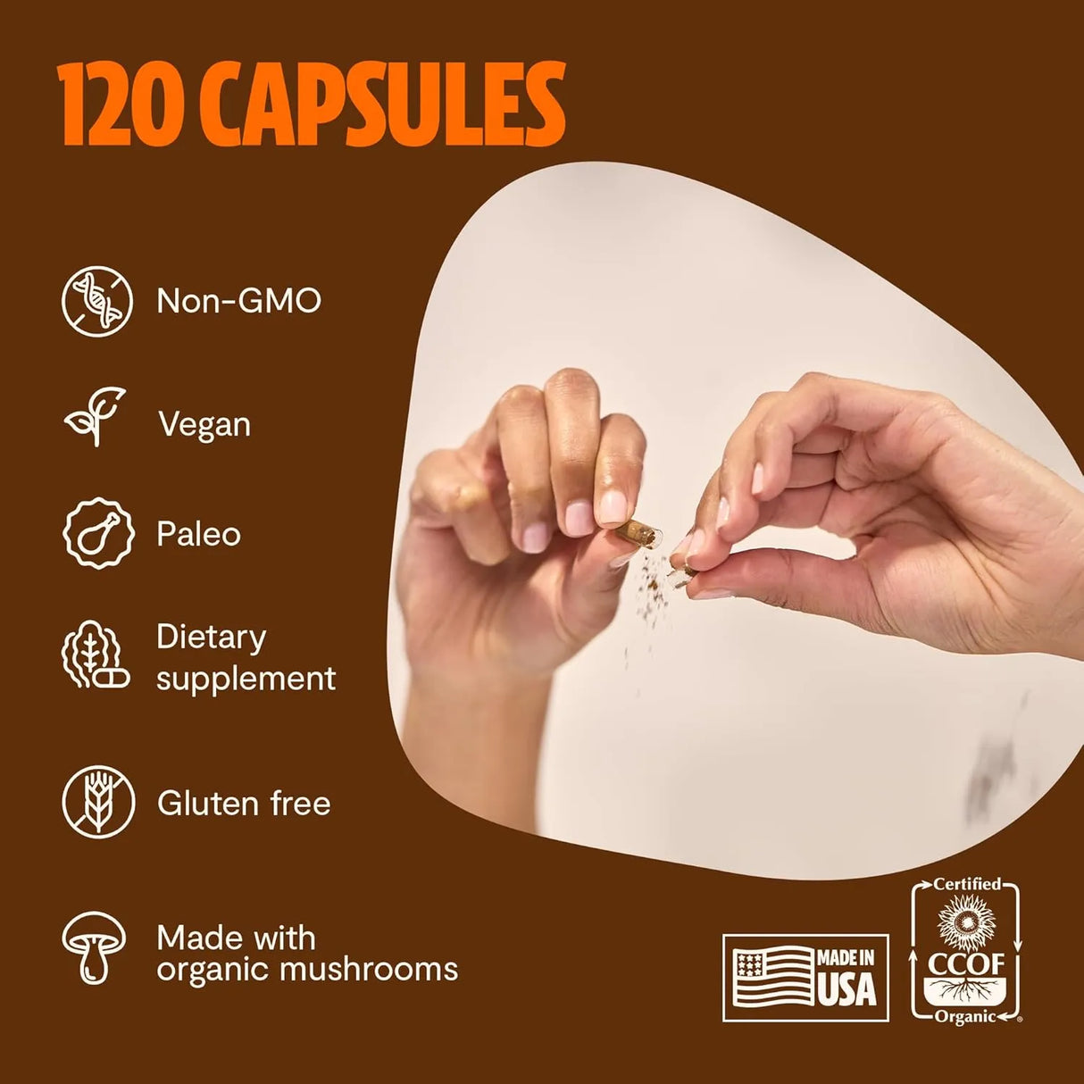 FRESHCAP - FreshCap Chaga Mushrooms 14,000Mg. 120 Capsulas - The Red Vitamin MX - Suplementos Alimenticios - {{ shop.shopifyCountryName }}