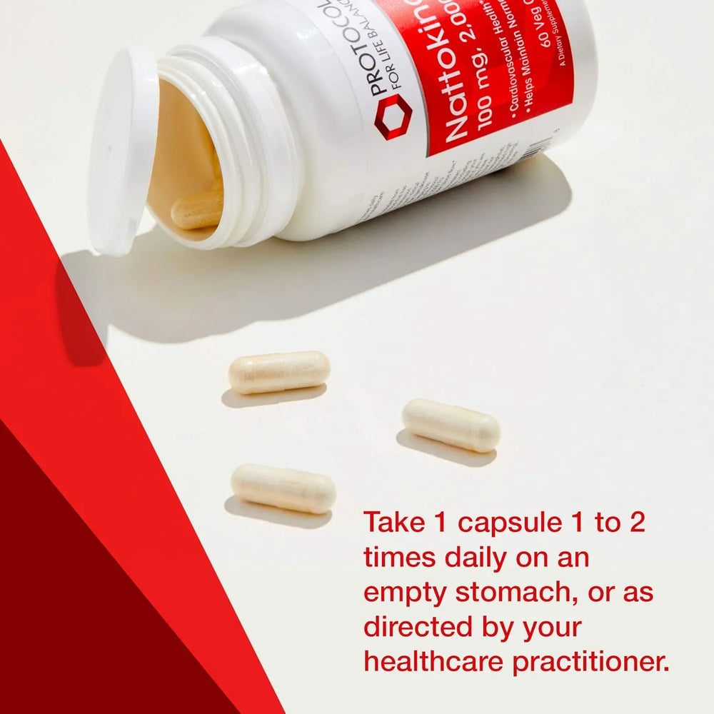 PROTOCOL FOR LIFE BALANCE - Protocol Nattokinase 100Mg. 60 Capsulas - The Red Vitamin MX - Suplementos Alimenticios - {{ shop.shopifyCountryName }}