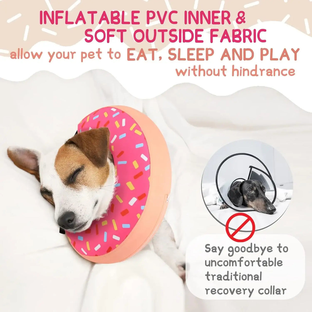 SUPET - Supet Inflatable Dog Cone Collar Alternative After Surgery XSMALL Neck 8"-5" - The Red Vitamin MX - Collares y Conos De Recuperación Para Perros - {{ shop.shopifyCountryName }}