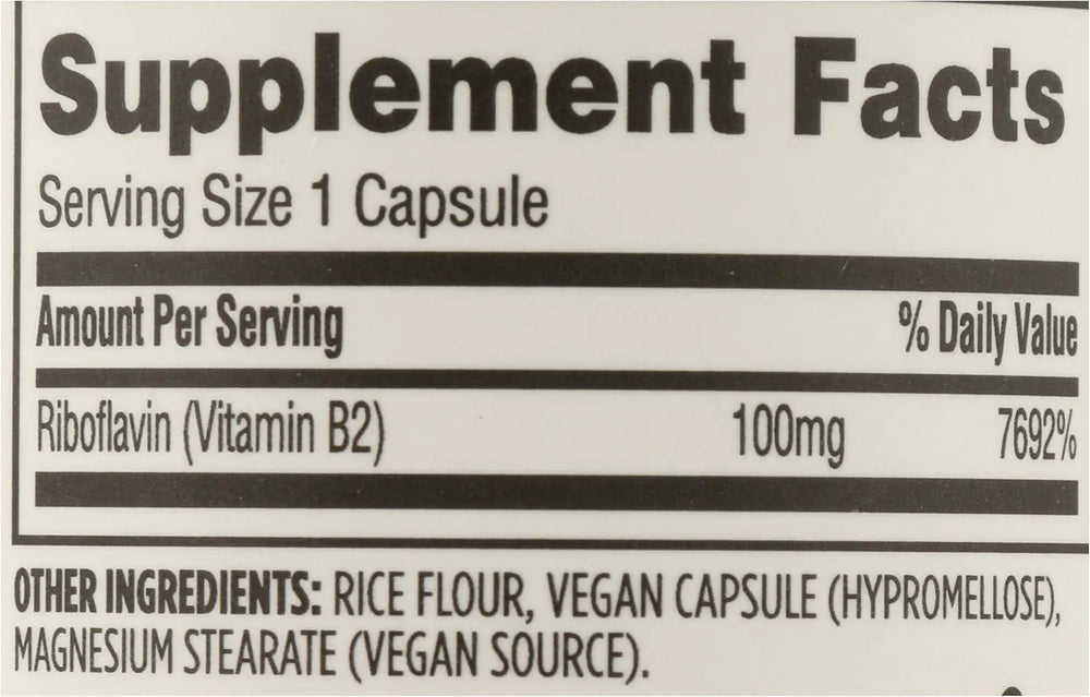 365 - 365 by Whole Foods Market Vitamin B2 100Mg. 100 Capsulas 2 Pack - The Red Vitamin MX - Suplementos Alimenticios - {{ shop.shopifyCountryName }}