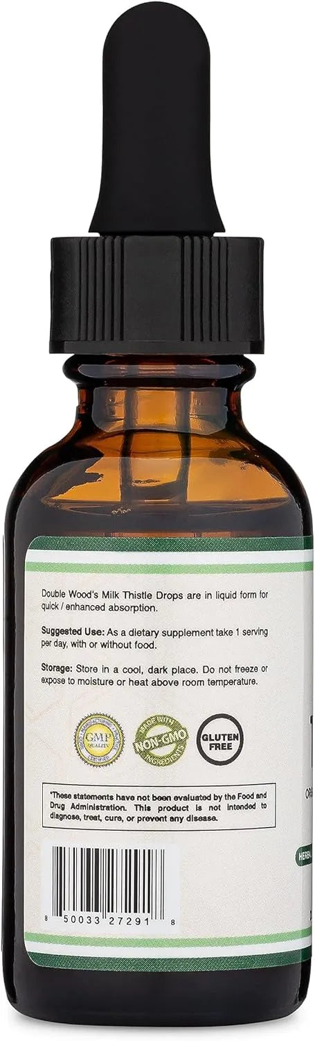 DOUBLE WOOD SUPPLEMENTS - Double Wood Supplements Milk Thistle 1 Fl.Oz. - The Red Vitamin MX - Suplementos Alimenticios - {{ shop.shopifyCountryName }}