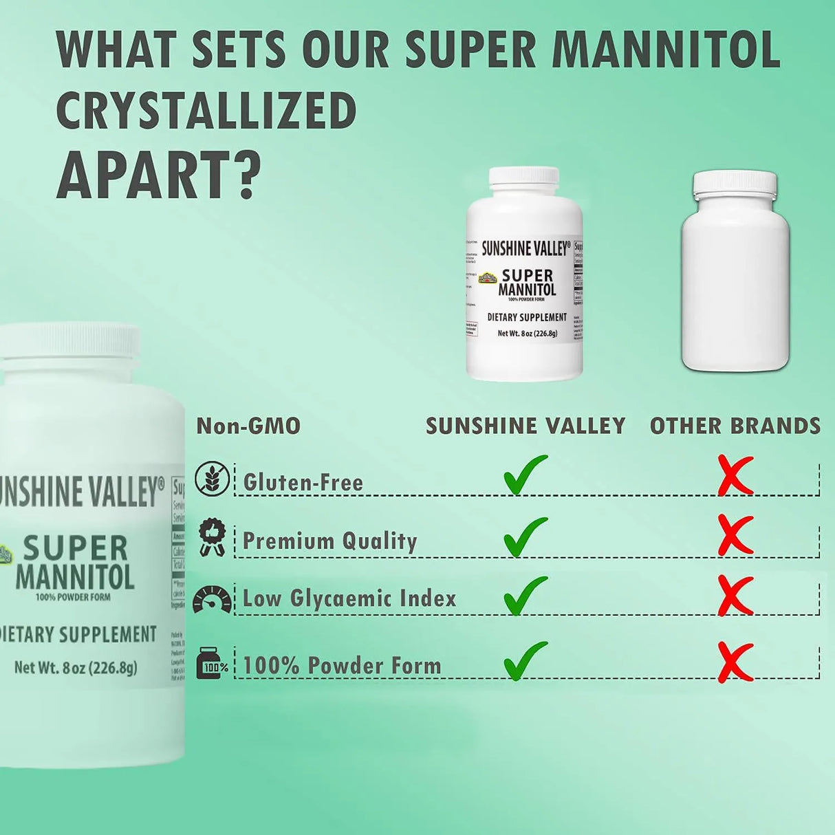SUNSHINE VALLEY - Sunshine Valley Super Mannitol Powder 226Gr. - The Red Vitamin MX - Suplementos Alimenticios - {{ shop.shopifyCountryName }}