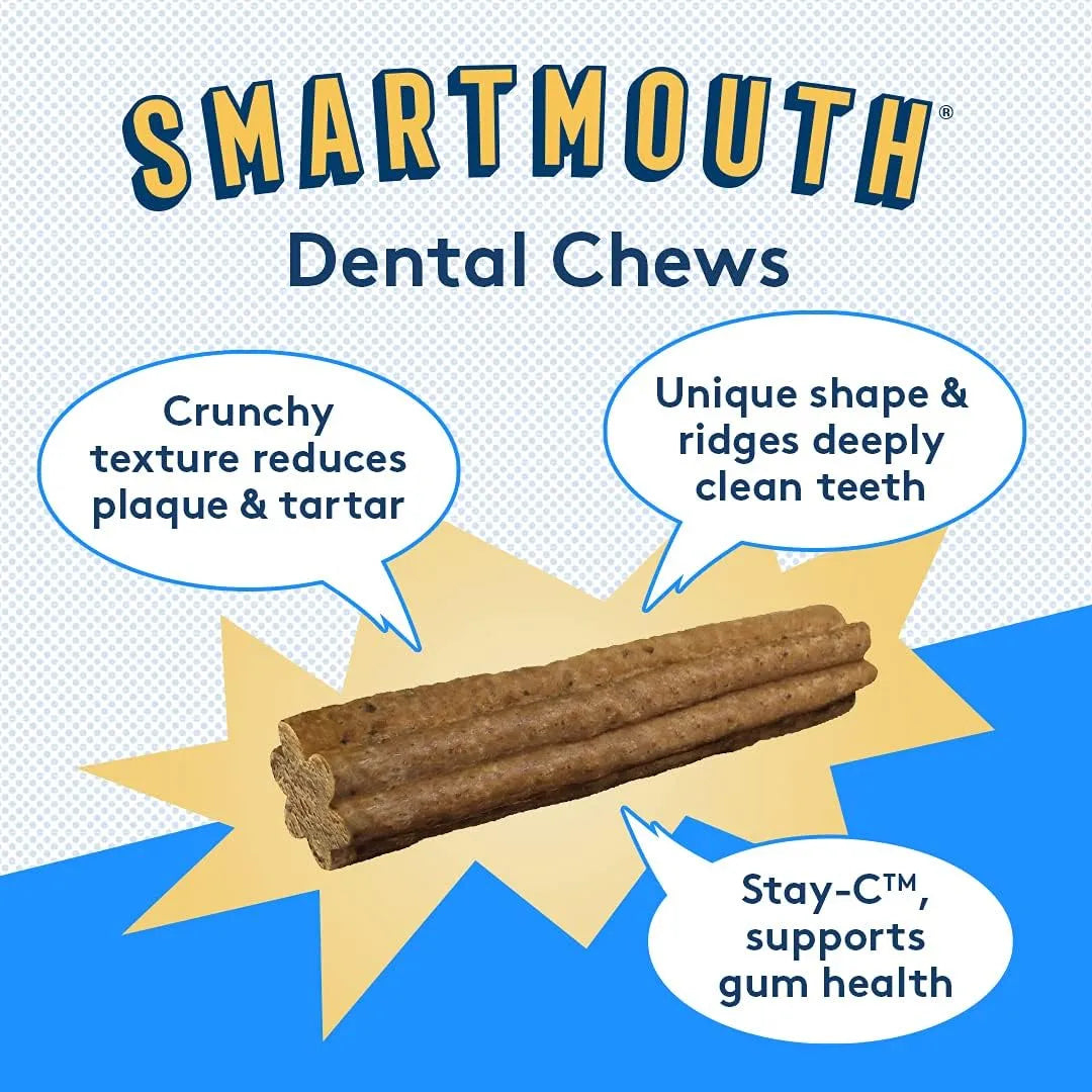 THE MISSING LINK - The Missing Link Smartmouth Vet Developed Dental Chew Treats Small/Medium 15-50lb Dogs 28 Piezas - The Red Vitamin MX - Cuidado Dental Para Perros - {{ shop.shopifyCountryName }}
