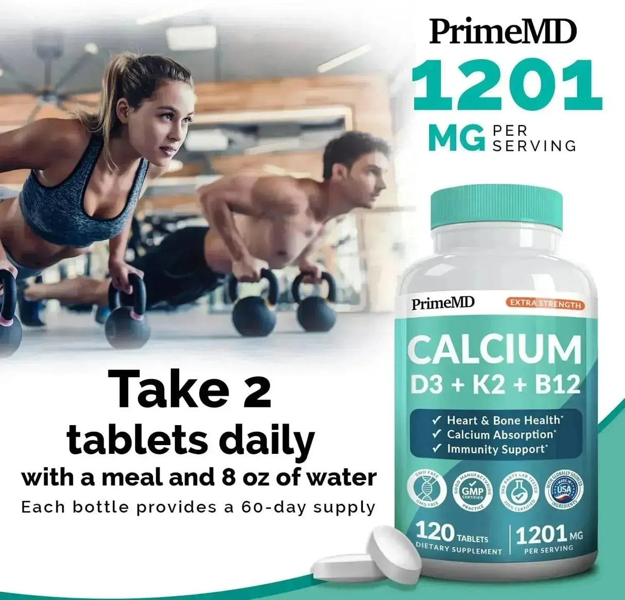PRIMEMD - PrimeMD 4-in-1 Calcium Extra Strength 1200Mg. 120 Capsulas - The Red Vitamin MX - Suplementos Alimenticios - {{ shop.shopifyCountryName }}