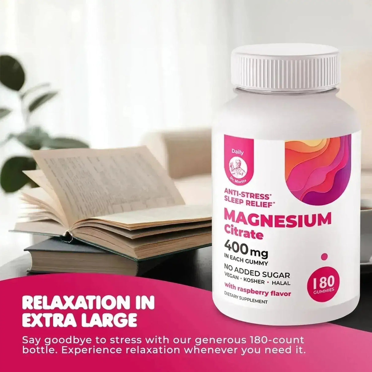 DR. MORITZ - Dr. Moritz Magnesium Gummies for Adults 400Mg. 180 Gomitas - The Red Vitamin MX - Suplementos Alimenticios - {{ shop.shopifyCountryName }}