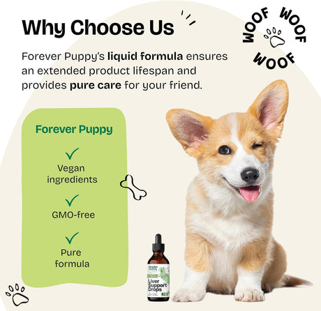 FOREVER PUPPY - Forever Puppy Liver Support Drops for Dogs 4 Fl.Oz. - The Red Vitamin MX - Suplementos Herbales Para Perros - {{ shop.shopifyCountryName }}