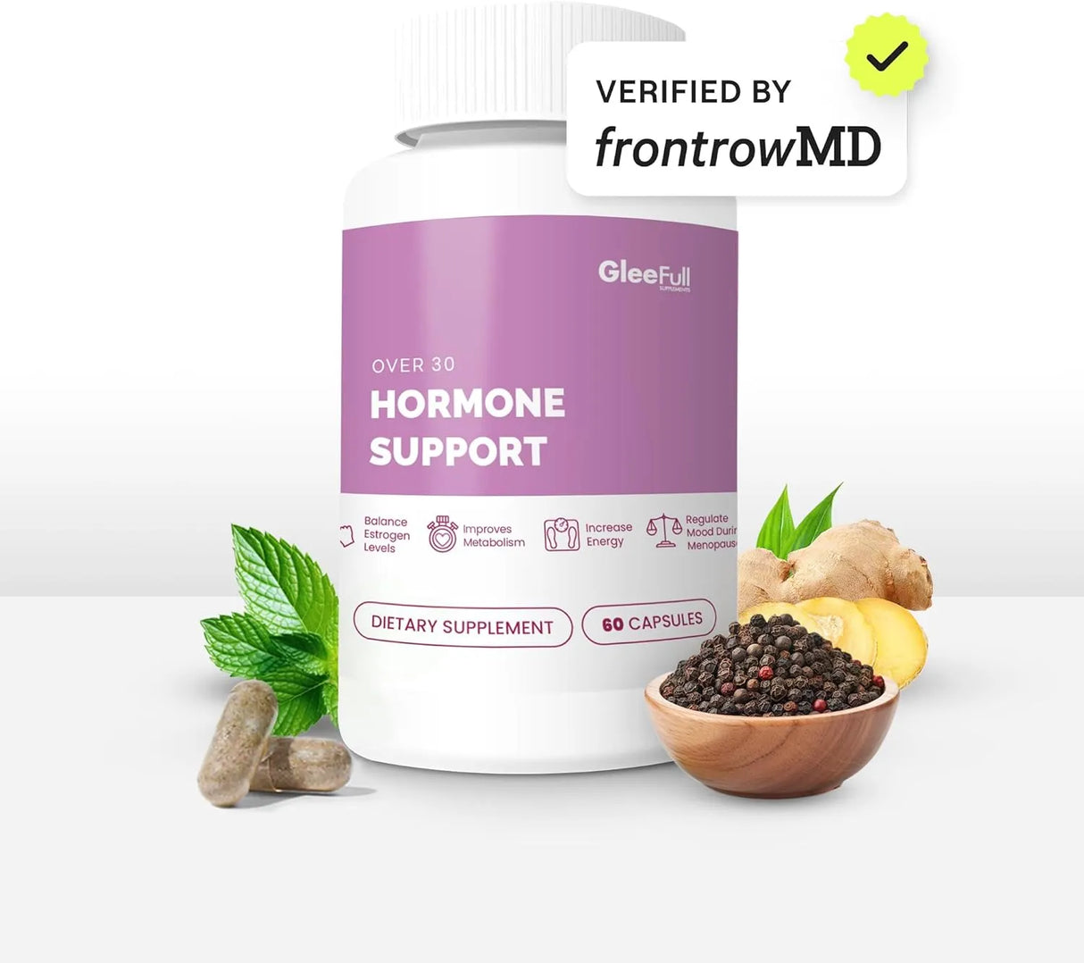 GLEEFULL - GleeFull Over 30 Hormone Support 60 Capsulas - The Red Vitamin MX - Suplementos Alimenticios - {{ shop.shopifyCountryName }}