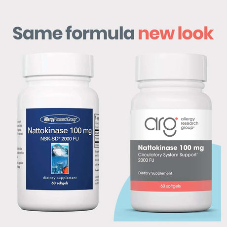 ALLERGY RESEARCH GROUP - Allergy Research Group Nattokinase 100Mg. 60 Capsulas Blandas - The Red Vitamin MX - Suplementos Alimenticios - {{ shop.shopifyCountryName }}