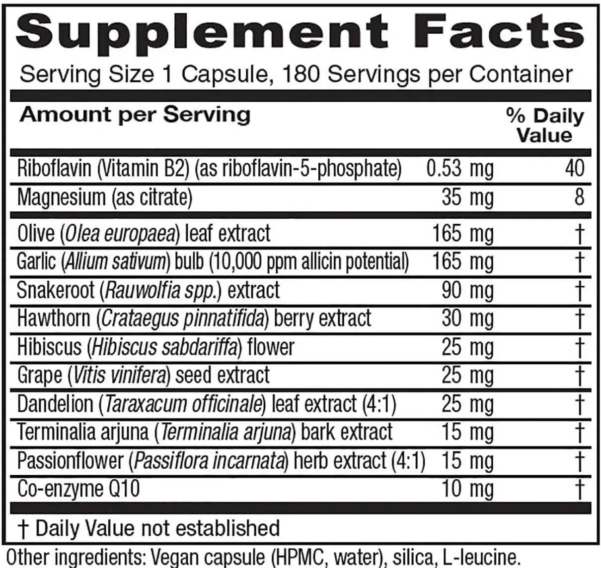 VITANICA - Vitanica Rauwolfia Extra Heart Health Supports Blood Pressure 180 Capsulas - The Red Vitamin MX - Suplementos Alimenticios - {{ shop.shopifyCountryName }}