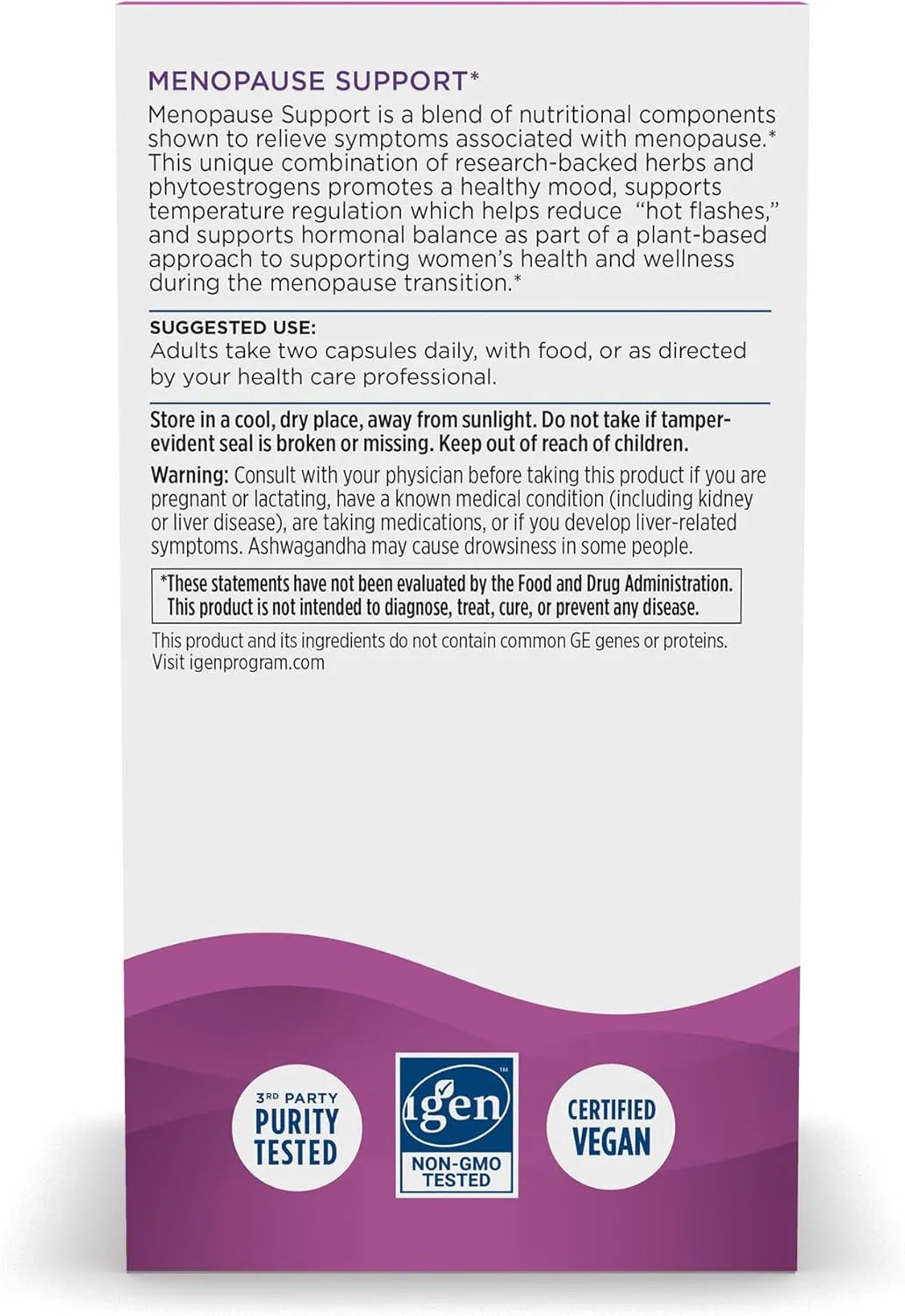 NORDIC NATURALS - Nordic Naturals Menopause Support 60 Capsulas - The Red Vitamin MX - Suplementos Alimenticios - {{ shop.shopifyCountryName }}