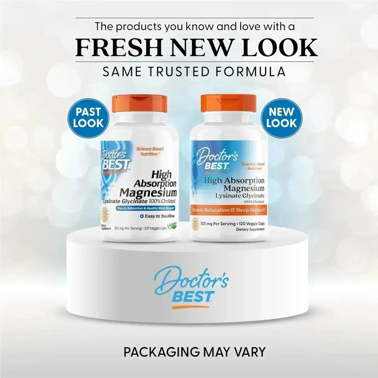 DOCTOR'S BEST - Doctor's Best High Absorption Magnesium Lysinate Glycinate 120 Capsulas - The Red Vitamin MX - Suplementos Alimenticios - {{ shop.shopifyCountryName }}