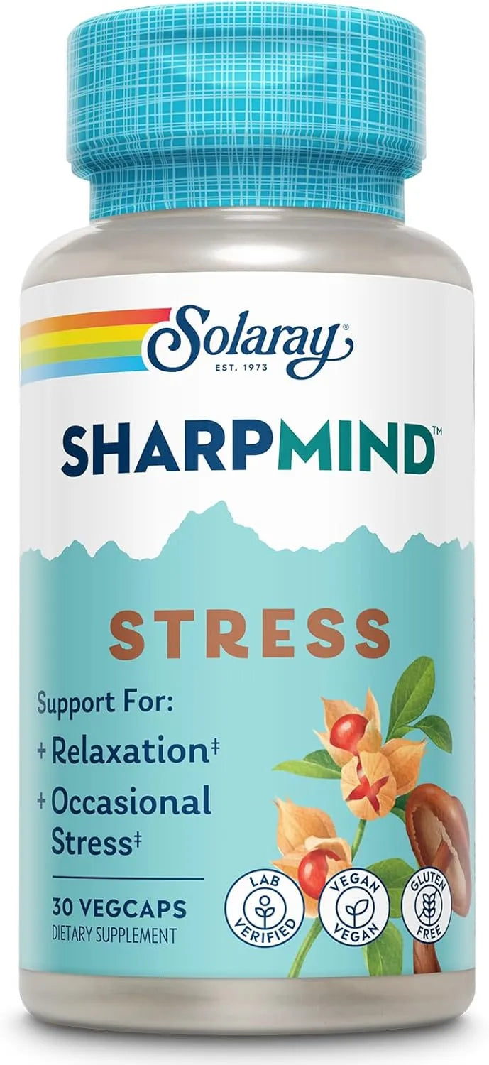 SOLARAY - SOLARAY SharpMind Stress 30 Capsulas - The Red Vitamin MX - Suplementos Alimenticios - {{ shop.shopifyCountryName }}