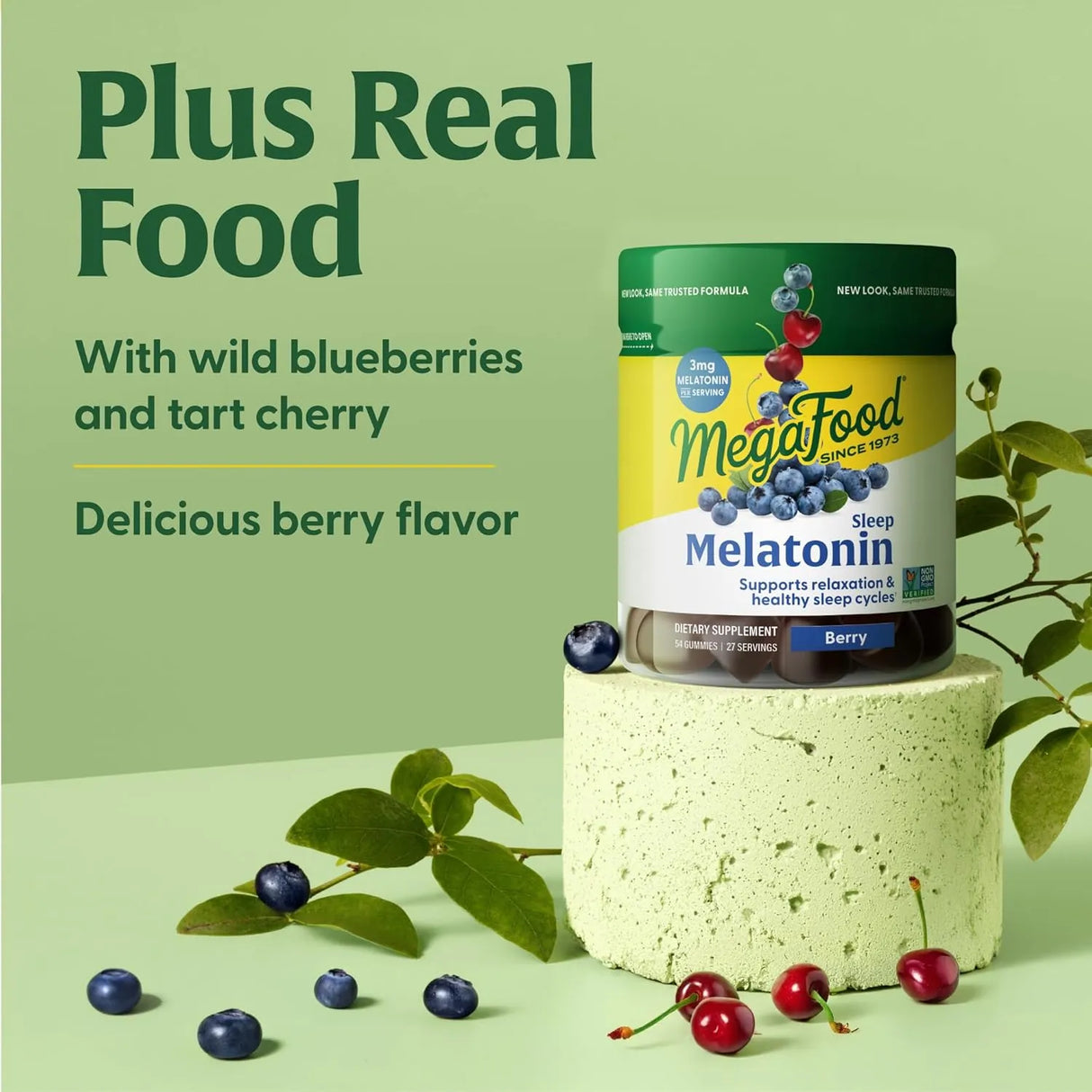 MEGAFOOD - MegaFood Melatonin Gummies 3Mg. Berry Flavor 54 Gomitas - The Red Vitamin MX - Suplementos Alimenticios - {{ shop.shopifyCountryName }}